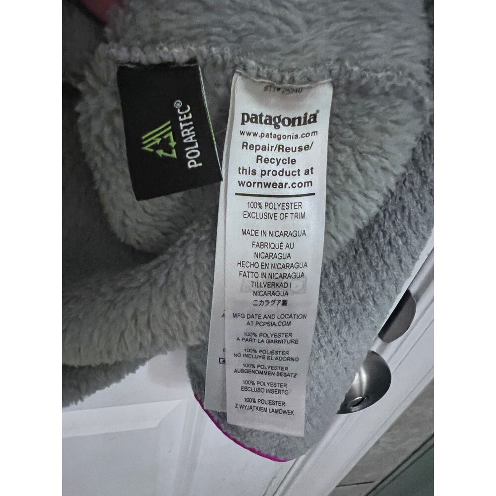 Patagonia Worn Wear Women's Re-Tool 1/2-Zip Pullover L Tailored Grey Colorblock - Picture 8 of 9